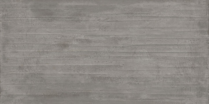  Emilceramica Fabrika Kalco Dark Grey 60x120 cm Decor Mat Vlak Silktech EME6 | 487841