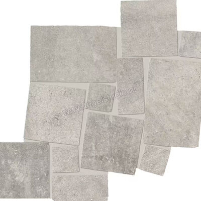  Emilceramica Fabrika Grey 34.1x34.3 cm Mozaiek Blokko Mat Vlak Silktech EMXP | 488009