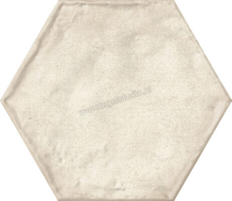  Emilceramica Forme Avorio 18.2x21 cm Decor Esagona Mat Gestructureerd Naturale EMDN | 488327