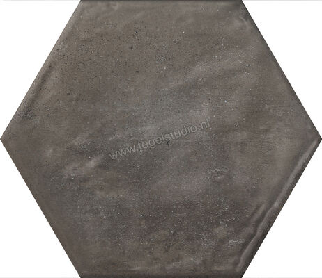  Emilceramica Forme Antracite 18.2x21 cm Decor Esagona Mat Gestructureerd Naturale EMDQ | 488345