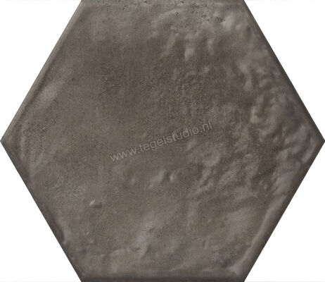 Emilceramica Forme Antracite 18.2x21 cm Decor Esagona Mat Gestructureerd Naturale EMDQ | 488348