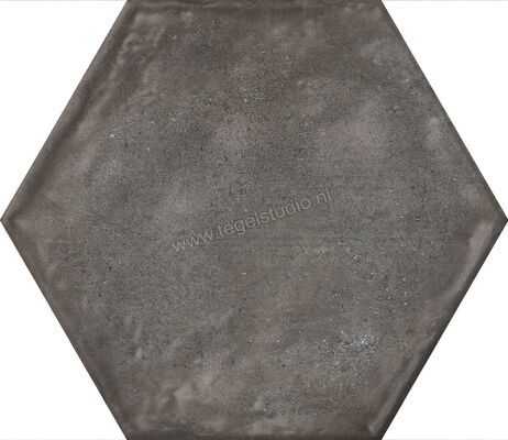 Emilceramica Forme Antracite 18.2x21 cm Decor Esagona Mat Gestructureerd Naturale EMDQ | 488351