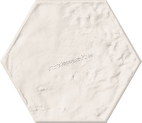  Emilceramica Forme Bianco Assoluto 18.2x21 cm Decor Esagona Mat Gestructureerd Naturale EMK2 | 488477