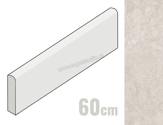  Emilceramica Mapierre Ancienne Gris 7x60 cm Plint Mat Gestructureerd Naturale EM10 | 488642
