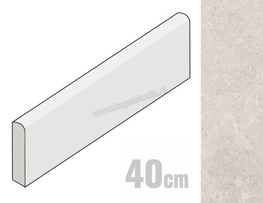  Emilceramica Mapierre Ancienne Gris 6x40 cm Plint Mat Gestructureerd Naturale EM76 | 488672