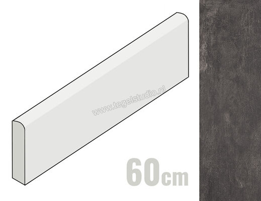  Emilceramica On Square Lavagna 7x60 cm Special Battiscopa Scala Dx Mat Vlak Naturale E32X | 488765