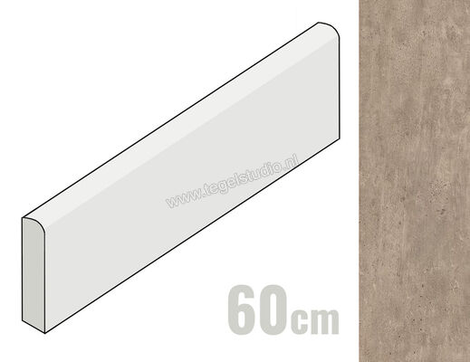  Emilceramica On Square Sabbia 7x60 cm Special Battiscopa Scala Sx Mat Vlak Naturale E956 | 488789