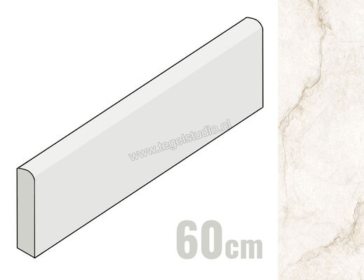  Emilceramica Tele Di Marmo Reloaded Quarzo Kandinsky 7x60 cm Plint Mat Vlak Naturale E0R9 | 489872