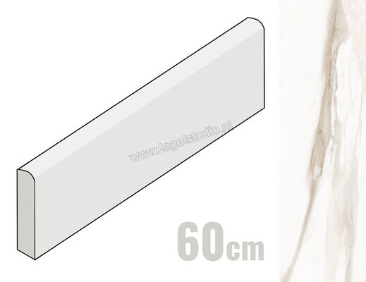  Emilceramica Tele Di Marmo Reloaded Calacatta Gold Canova 7x60 cm Plint Glanzend Vlak Full Lappato E0RJ | 489881