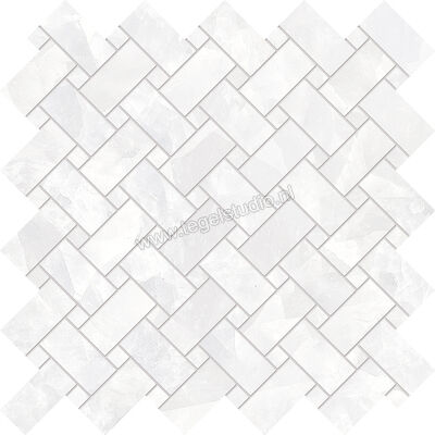  Emilceramica Tele Di Marmo Revolution Thassos 30x30 cm Special Intrecci Mat Vlak Naturale EHPG | 489944