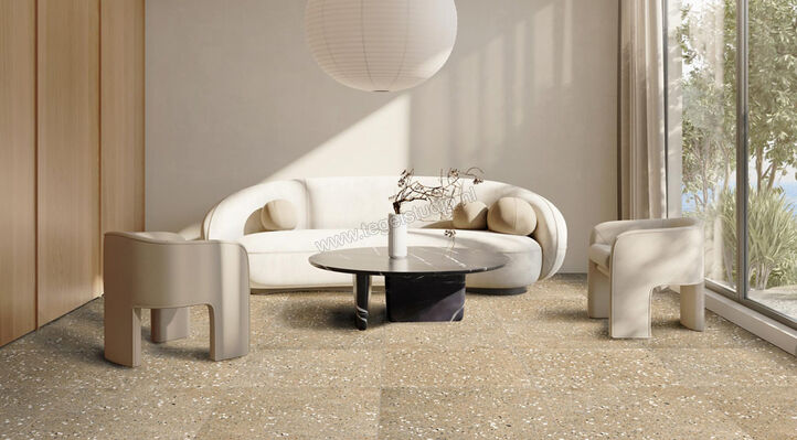 Revoir Paris Re-Bel Taupe 60x60 cm Vloertegel / Wandtegel Mat Gestructureerd BT60 003 | 490329