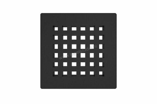  Schlüter Systems KERDI-DRAIN-RO Verwisselbaar afwateringsrooster Square 10x10cm Roestvast staal MGS - Graphitschwarz matt KDGR10MGSD3 | 490503