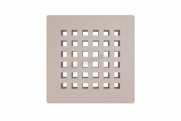  Schlüter Systems KERDI-DRAIN-RO Verwisselbaar afwateringsrooster Square 10x10cm Roestvast staal TSC - Strukturbeschichtet Creme KDGR10TSCD3 | 490509