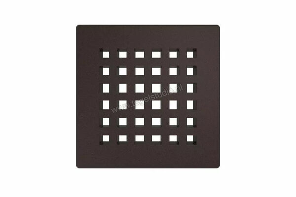  Schlüter Systems KERDI-DRAIN-RO Verwisselbaar afwateringsrooster Square 10x10cm Roestvast staal TSOB - Strukturbeschichtet Bronze KDGR10TSOBD3 | 490521
