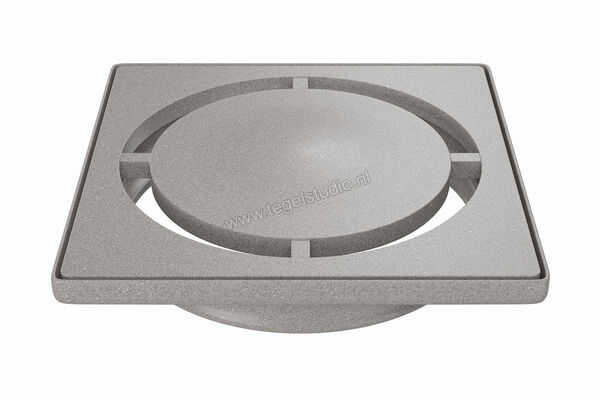  Schlüter Systems KERDI-DRAIN-STYLE Inlegframe en verwisselbaar afwateringsrooster Design 7 Pure Roestvast staal TSSG - Strukturbeschichtet Steingrau KDIF10TSSGD7GV | 491220