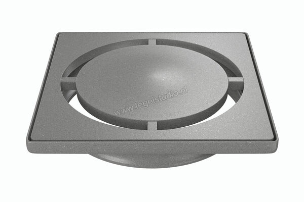  Schlüter Systems KERDI-DRAIN-STYLE Inlegframe en verwisselbaar afwateringsrooster Design 7 Pure Roestvast staal TSG - Strukturbeschichtet Grau KDIF10TSGD7GV | 491301