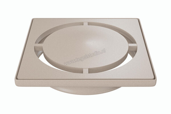  Schlüter Systems KERDI-DRAIN-STYLE Inlegframe en verwisselbaar afwateringsrooster Design 7 Pure Roestvast staal TSC - Strukturbeschichtet Creme KDIF10TSCD7GV | 491355