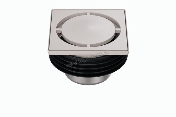  Schlüter Systems KERDI-DRAIN-STYLE Inlegframe en verwisselbaar afwateringsrooster Design 7 Pure Roestvast staal TSBG - Strukturbeschichtet Beigegrau KDIF10TSBGD7GV | 491379