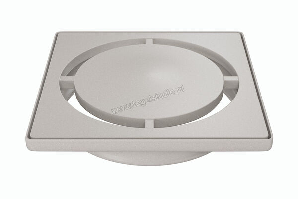  Schlüter Systems KERDI-DRAIN-STYLE Inlegframe en verwisselbaar afwateringsrooster Design 7 Pure Roestvast staal TSBG - Strukturbeschichtet Beigegrau KDIF10TSBGD7GV | 491382