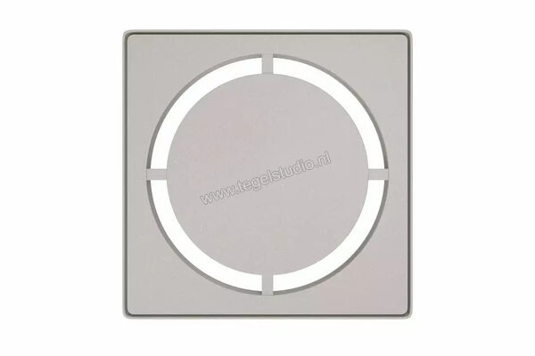  Schlüter Systems KERDI-DRAIN-STYLE Inlegframe en verwisselbaar afwateringsrooster Design 7 Pure Roestvast staal TSBG - Strukturbeschichtet Beigegrau KDIF10TSBGD7 | 491385