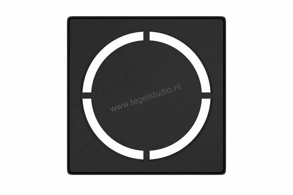  Schlüter Systems KERDI-DRAIN-STYLE Inlegframe en verwisselbaar afwateringsrooster Design 7 Pure Roestvast staal MGS - Graphitschwarz matt KDIF10MGSD7 | 491412