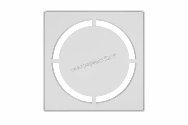  Schlüter Systems KERDI-DRAIN-STYLE Inlegframe en verwisselbaar afwateringsrooster Design 7 Pure Roestvast staal MBW - Brillantweiß matt KDIF10MBWD7 | 491436