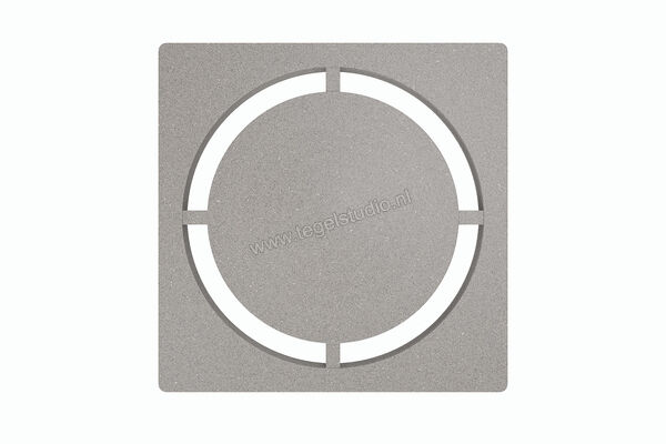  Schlüter Systems KERDI-DRAIN-STYLE Verwisselbaar afwateringsrooster Design 7 Pure Roestvast staal TSSG - Strukturbeschichtet Steingrau KDGIF10TSSGD7 | 491475