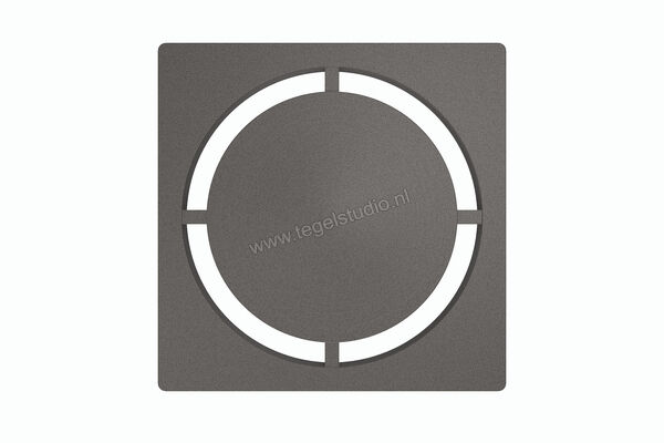  Schlüter Systems KERDI-DRAIN-STYLE Verwisselbaar afwateringsrooster Design 7 Pure Roestvast staal TSDA - Strukturbeschichtet Dunkelanthrazit KDGIF10TSDAD7 | 491511