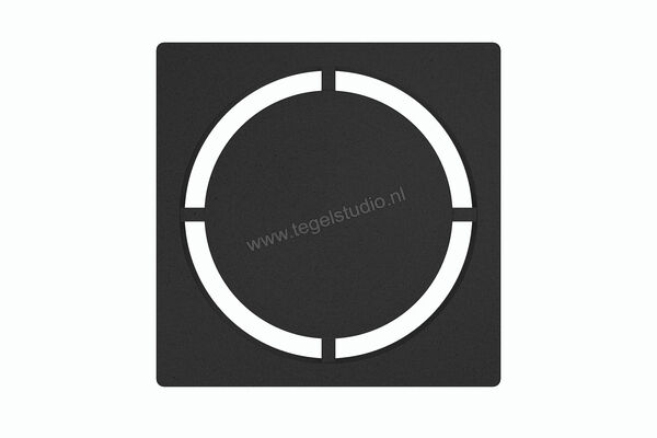  Schlüter Systems KERDI-DRAIN-STYLE Verwisselbaar afwateringsrooster Design 7 Pure Roestvast staal MGS - Graphitschwarz matt KDGIF10MGSD7 | 491538