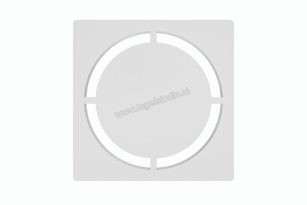  Schlüter Systems KERDI-DRAIN-STYLE Verwisselbaar afwateringsrooster Design 7 Pure Roestvast staal MBW - Brillantweiß matt KDGIF10MBWD7 | 491547