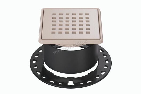  Schlüter Systems KERDI-DRAIN-RRE Rooster-Frameset Design 3 Square Roestvast staal TSC - Strukturbeschichtet Creme KDR10TSCD3 | 491775