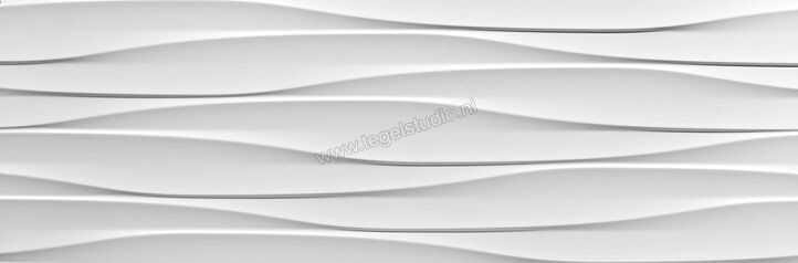 Keraben Superwhite Superwhite 30x90 cm Wandtegel Glanzend Gestructureerd Gloss KU7PG050 | 50178