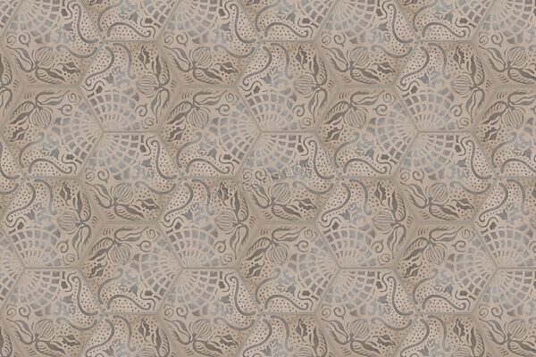  Marca Corona Terra Floreale Esagona Vers. F 21.6x25 cm Decor Mat Vlak 0402 | 60375