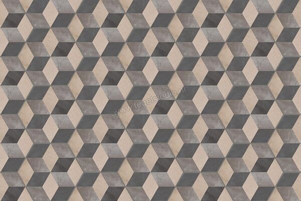  Marca Corona Terra Cubo Esagona Vers. F 21.6x25 cm Decor Mat Vlak 0400 | 60432