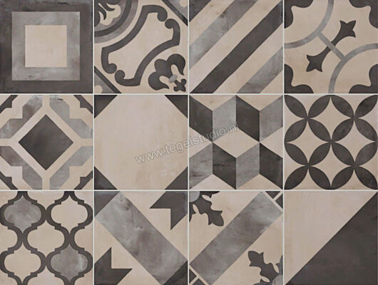  Marca Corona Terra Mix Decori 20 Vers. F 20x20 cm Decor Mix Mat Vlak 0604 | 60453