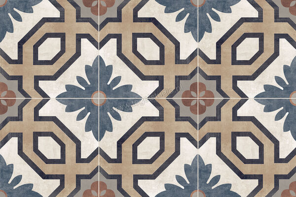  Faetano London Notting Hill 20x20 cm Vloertegel / Wandtegel Decor Mat Vlak 20LD00NHA | 82757